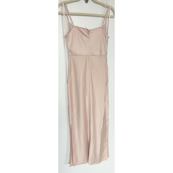 NWT BHLDN Cali Satin Cowl-Neck Midi Slip Dress - Picture 6 of 9